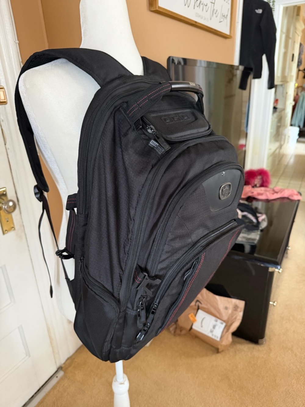 OGIO Black Backpack with Red Accents - Picture 7 of 16